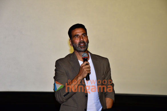 Photos: Akshay Kumar snapped at Ram Setu song launch in Mumbai
