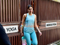 Photos: Ananya Panday spotted at Anshuka Yoga in Bandra