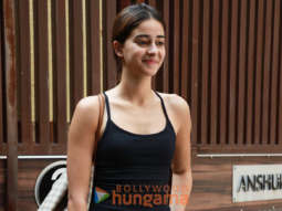 Photos: Ananya Panday spotted outside a yoga class in Khar