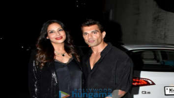 Photos: Bipasha Basu and Karan Singh Grover snapped at Opa restaurant in Worli