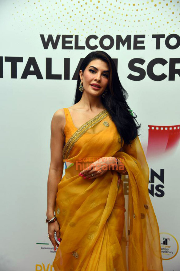 photos jacqueline fernandez rakul preet singh manjari fadnnis and aftab shivdasani grace the welcome to the italian screens event at jio world drive 5