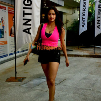 Photos: Janhvi Kapoor snapped outside the gym