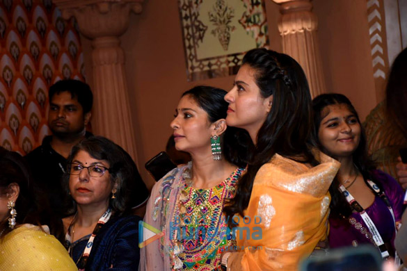 photos kajol tanishaa mukerji and sharbani mukherji snapped during durga puja at north bombay sarbojanin 4