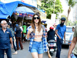 Photos: Kriti Sanon spotted outside the salon in Bandra