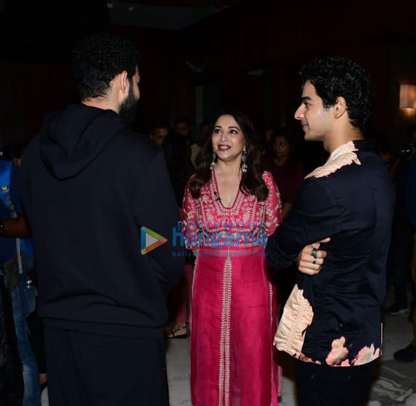 photos madhuri dixit katrina kaif ishaan khatter and siddhant chaturvedi snapped promoting their films maja ma and phone bhoot 6