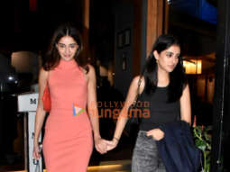 Photos: Navya Naveli Nanda, Shanaya Kapoor, Siddhant Chaturvedi and others snapped at Ananya Panday’s birthday dinner at Mizu in Bandra