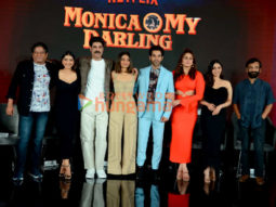 Photos: Rajkummar Rao, Huma Qureshi, Radhika Apte and others snapped at Monica O My Darling trailer launch at JW Marriott in Juhu