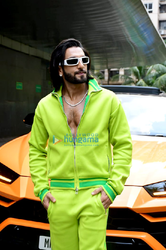 photos ranveer singh snapped at the launch of the song o pari 3