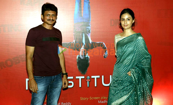 photos telugu actress sasha chettri attends the trailer launch of her debut bilingual prestitute 4