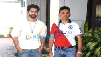 Photos: Varun Dhawan snapped at Anand Pandit’s office in Juhu