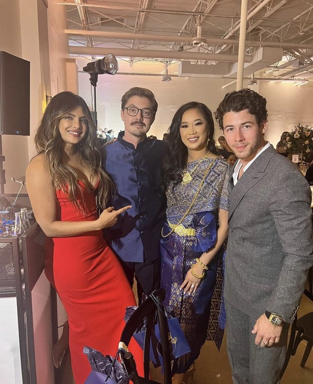 Priyanka Chopra sets the temperature soaring in a risque red gown at a wedding she attended with husband Nick Jonas Priyanka Chopra sets the temperature soaring in a risque red gown at a wedding she attended with husband Nick Jonas