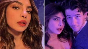 Priyanka Chopra sets the temperature soaring in a risque red gown at a wedding she attended with husband Nick Jonas