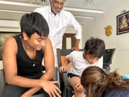 Rajinikanth spends time with grandsons during Diwali; daughter Aishwarya shares photos