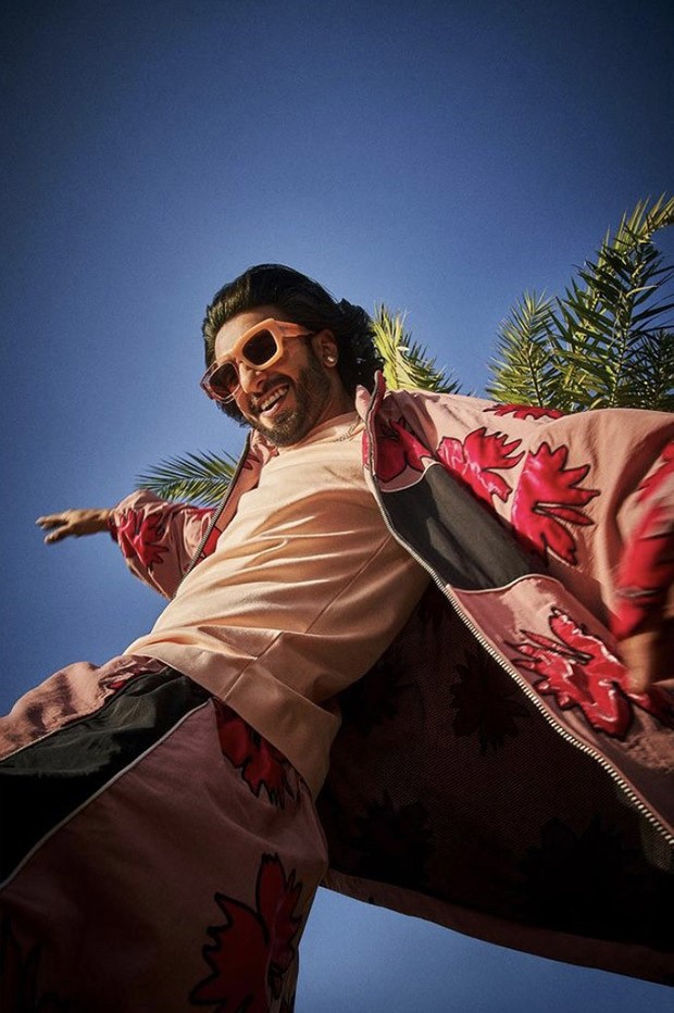 Ranveer Singh picks a quirky floral printed co-ord set and unique sunglasses as he attends NBA Abu Dhabi Games 2022
