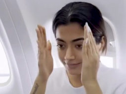 Rashmika Mandanna shares BTS of getting makeup done on flight