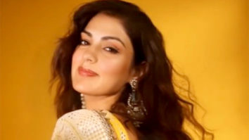 Rhea Chakraborty looks like a ball of happiness in yellow saree