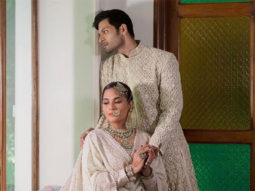 Richa Chadha makes a grand entrance at her Lucknow wedding reception; husband Ali Fazal can’t take his eyes off her