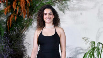 Sanya Malhotra opts for a black dress at Richa-Ali’s reception