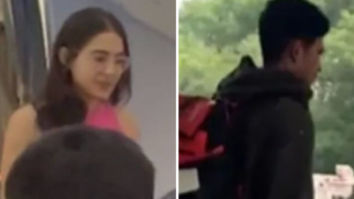 Sara Ali Khan and Shubman Gill spotted exiting hotel and boarding a flight; fans are convinced they are dating