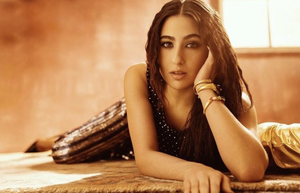 Sara Ali Khan looks absolutely gorgeous on the cover of Grazia magazine in a black crop top with embellishments and sparkly pants