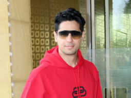 Sidharth Malhotra looks absolutely cool in a red hoodie