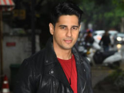 Sidharth Malhotra looks dashing in red tshirt and leather jacket