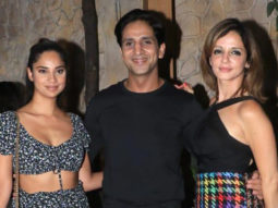 Sussanne Khan and Arslan Goni pose together