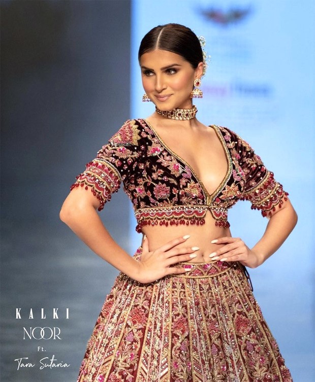 Tara Sutaria steals the show in a contemporary bridal lehenga as walks for Kalki Fashion at Bombay Fashion week Tara Sutaria steals the show in a contemporary bridal lehenga as walks for Kalki Fashion at Bombay Fashion week