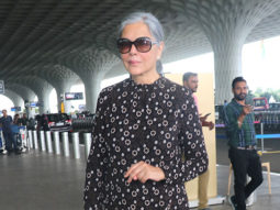 The legendary Zeenat Aman gets snapped at the airport