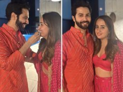 Varun Dhawan compliments wife Natasha Dalal in vibrant ethnic outfit for Karva Chauth celebrations