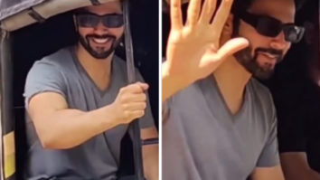 Varun Dhawan ditches his swanky car for autorickshaw ride, watch video
