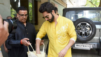 Varun Dhawan poses for paps with wife Natasha Dalal