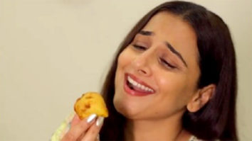 Vidya Balan savours some tasty Batatawada