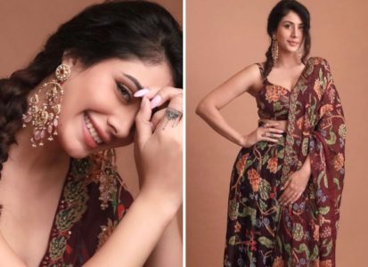 Warina Hussain Sex - Warina Hussain's printed lehenga with a plunging neckline worth Rs 50,000  is perfect for this Diwali party : Bollywood News - Bollywood Hungama