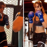 Disha Patani gives workout goals with her kickboxing session; watch 
