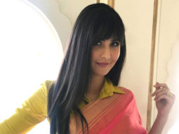 PhoneBhoot star Katrina Kaif pairs saree with sneakers; Ishaan Khatter drops a cheeky remark