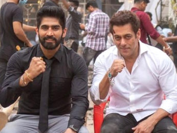 Kisi Ka Bhai Kisi Ki Jaan cast: Salman Khan welcomes boxer Vijender Singh on board with a fresh BTS pic
