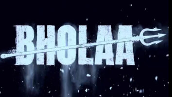 Ajay Devgn shares motion picture of his next directorial Bholaa, teaser out tomorrow!