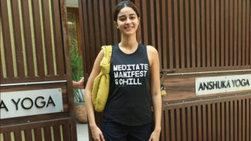 Ananya Panday gets snapped post yoga sessions