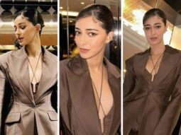 Ananya Panday turns up the glam quotient in brown pantsuit for book launch event