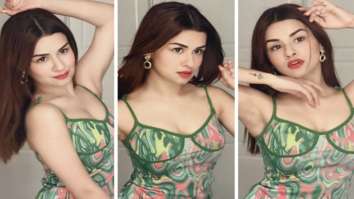 Avneet Kaur is ready for close up in green marble print dress in her recent pictures