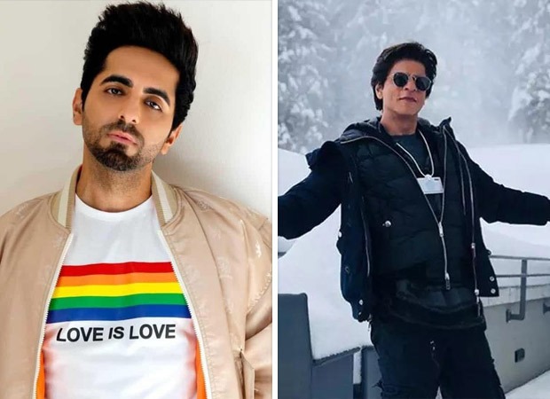 Ayushmann Khurrana recreating the iconic Shah Rukh Khan pose outside Mannat is winning hearts on the internet