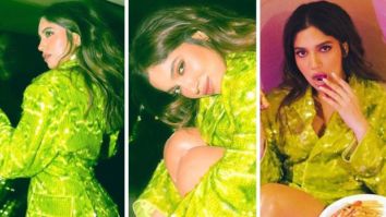 Bhumi Pednekar flaunts her uber cool side in a green jacket suit at the trailer launch of Govinda Naam Mera