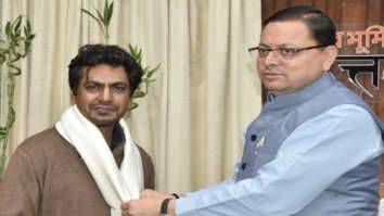 Chief Minister Pushkar Singh Dhami felicitates actor Nawazuddin Siddiqui in Uttarakhand