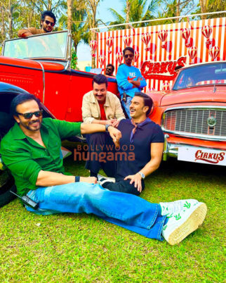 On the sets of the movie Cirkus