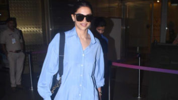 Deepika Padukone radiates boss lady vibes in oversized blue shirt