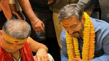 Drishyam 2 star Ajay Devgn offers prayers at Kashi Vishwanath Temple in Varanasi