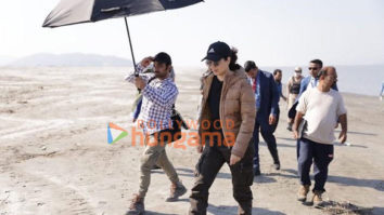 On the set of the movie Emergency