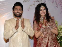 Hindi film fraternity members attend Mithoon & Palak Muchhal’s wedding reception