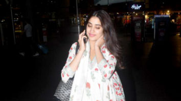 Janhvi Kapoor snapped at the airport as she promotes Mili